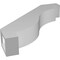 Ekena Millwork 3-in. W x 16-in. D x 16-in. H Copenhagen Architectural Grade PVC Knee Brace BRCP03X16X16CHG - alternate 4